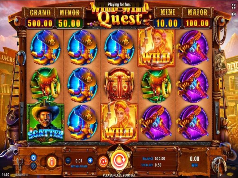 Review Slot Wild Wild Quest: RTP 96,11% ( GameArt )
