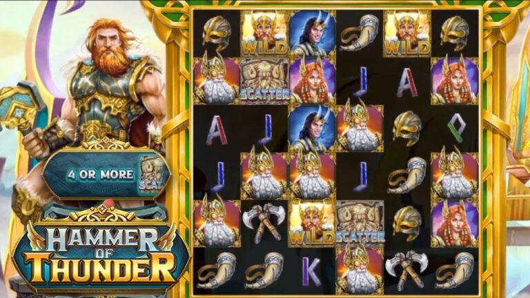 Gelombang Petir Rasakan Keajaiban di Slot Hammer of Thunder di Alexabet88!