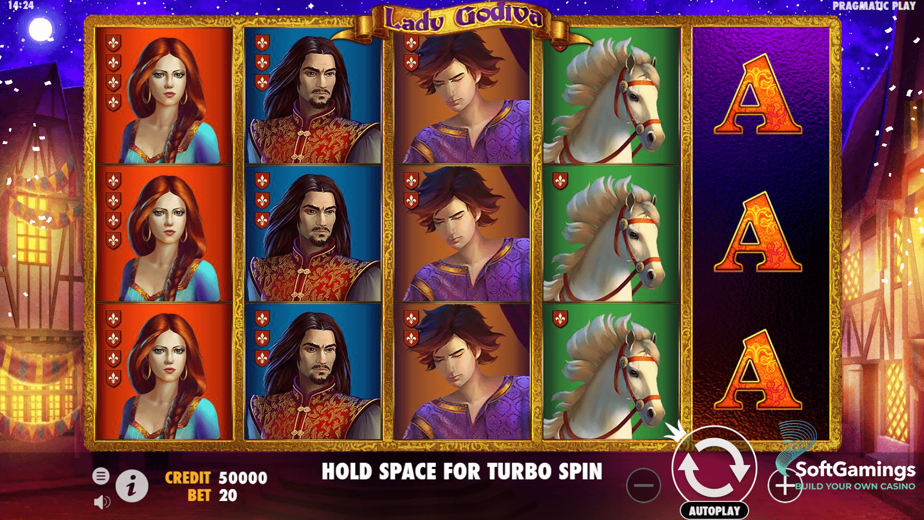 Noble Nobility Embrace the Aristocracy of Lady Godiva Slot Reels
